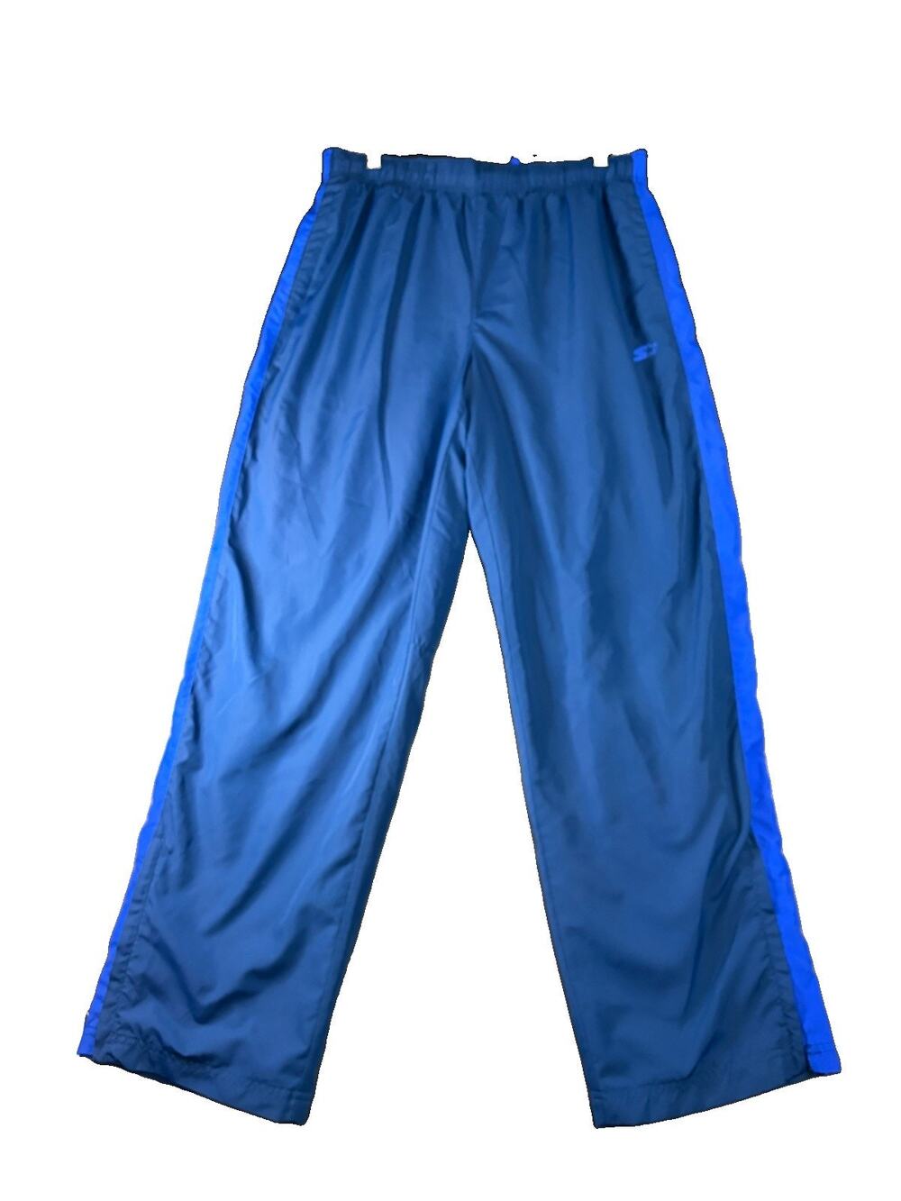 VTG Starter Track Pants Men’s M 32-34 Blue Windbreaker Mesh Lined Y2K Baggy